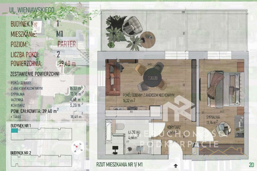 Mieszkanie 2-pokojowe Rzeszów, ul. Henryka Wieniawskiego. Zdjęcie 8