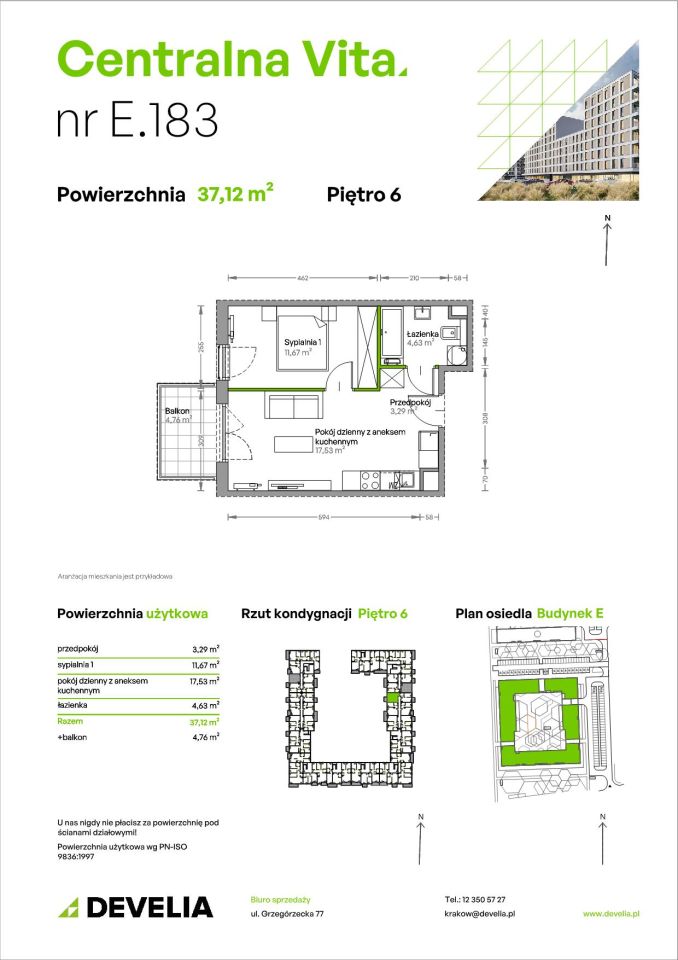 Mieszkanie 2-pokojowe Kraków Czyżyny, ul. Romana Ciesielskiego. Zdjęcie 14