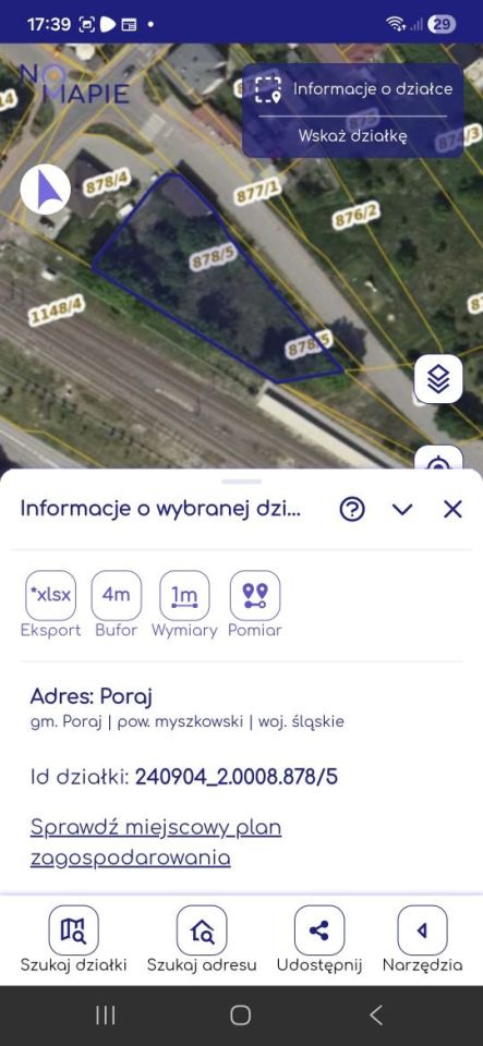 Działka budowlana Poraj. Zdjęcie 3