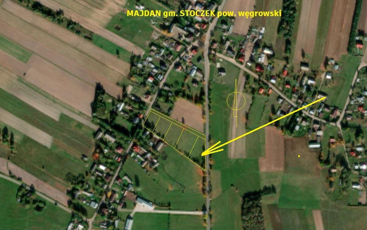 Działka budowlana Majdan. Zdjęcie 1