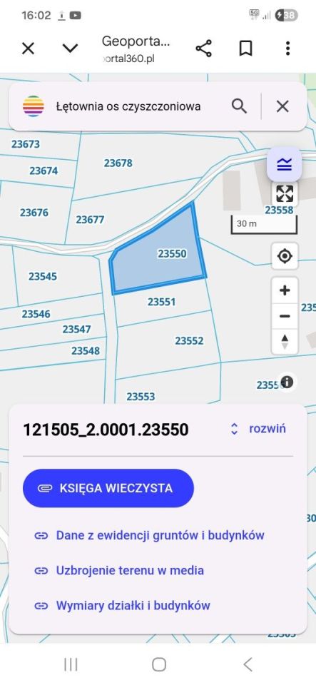 Działka budowlana Łętownia. Zdjęcie 8