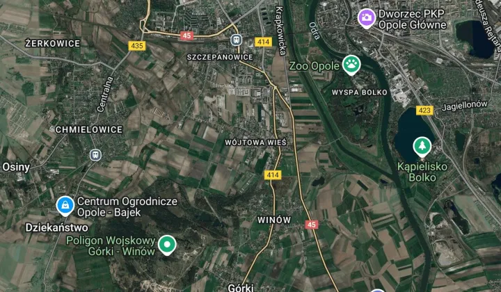 Działka inwestycyjna Opole Wójtowa Wieś, ul. Wincentego Hlouszka