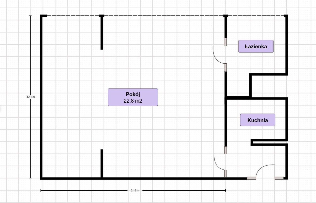 Mieszkanie 1-pokojowe Koszalin Centrum, ul. Konstantego Ildefonsa Gałczyńskiego. Zdjęcie 4
