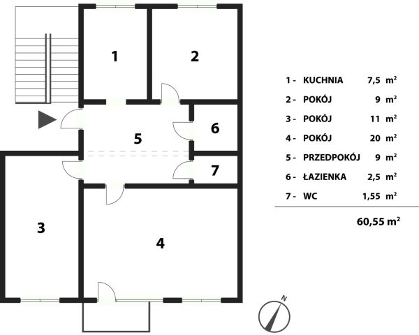 Mieszkanie 3-pokojowe Inowrocław Rąbin, ul. Szarych Szeregów. Zdjęcie 19