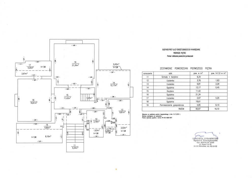 dom wolnostojący, 7 pokoi Warszawa Mokotów, ul. Skrzetuskiego. Zdjęcie 16