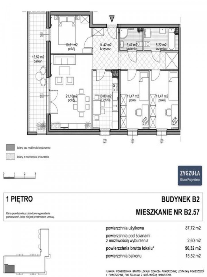 Mieszkanie 4-pokojowe Pruszcz Gdański, ul. Cicha. Zdjęcie 7