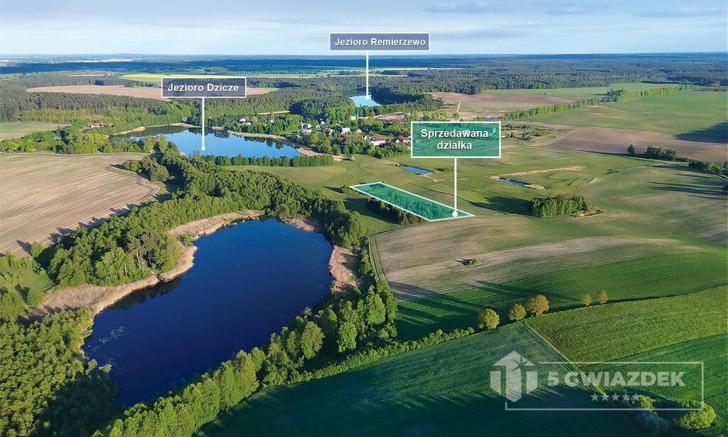 Działka budowlana Dziki. Zdjęcie 4