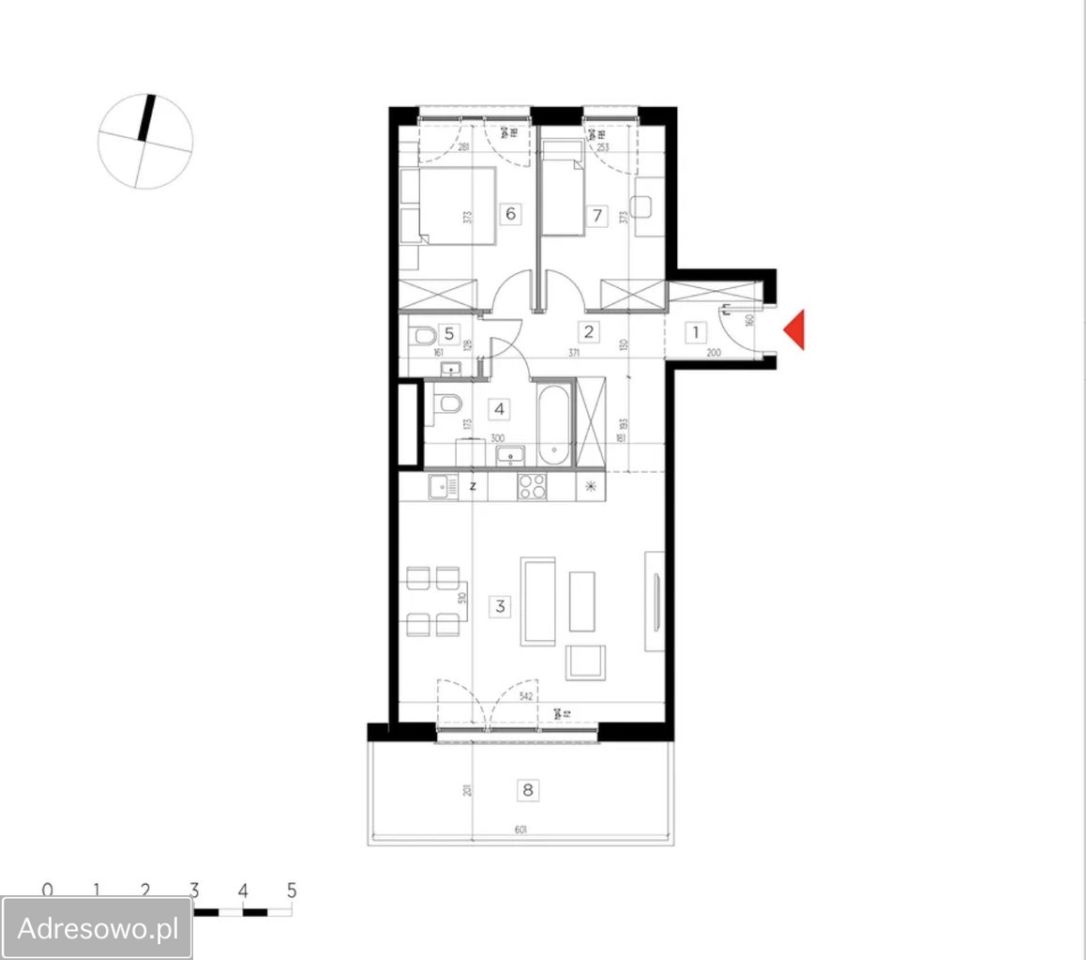Mieszkanie 3-pokojowe Warszawa Ulrychów, ul. Redutowa. Zdjęcie 6