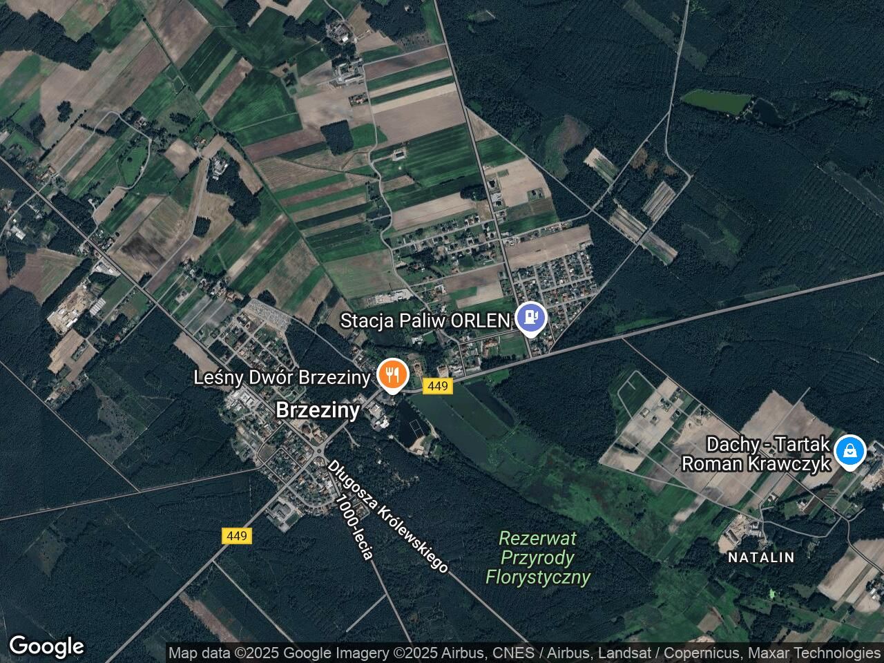 Działka budowlana Brzeziny, ul. Zielona