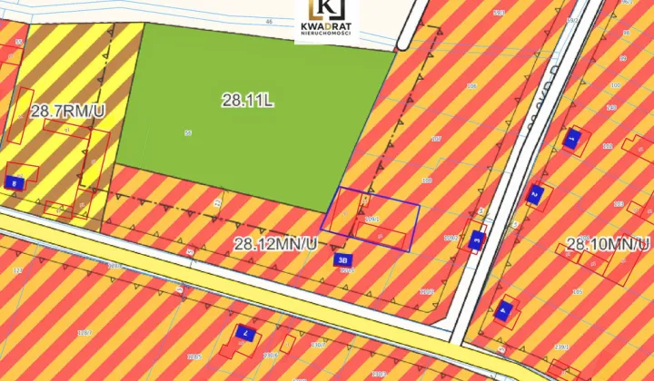 Działka budowlana Mikanów