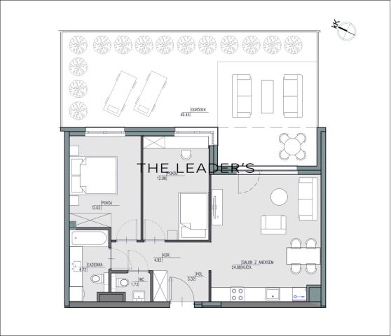 Mieszkanie 3-pokojowe Warszawa Wilanów, ul. Jerzego Holzera. Zdjęcie 13
