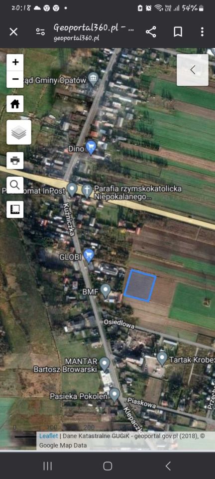 Działka rolno-budowlana Opatów, ul. Klepaczka. Zdjęcie 3