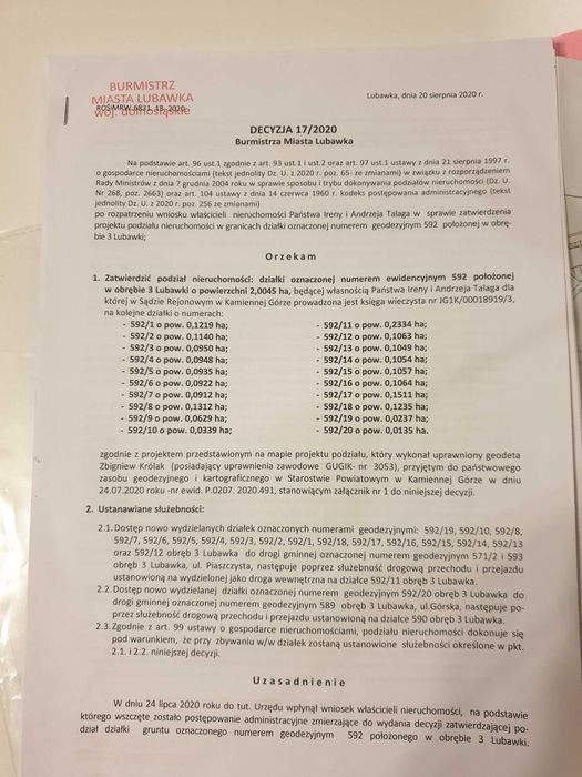 Działka budowlana Lubawka, ul. Tkacka. Zdjęcie 2