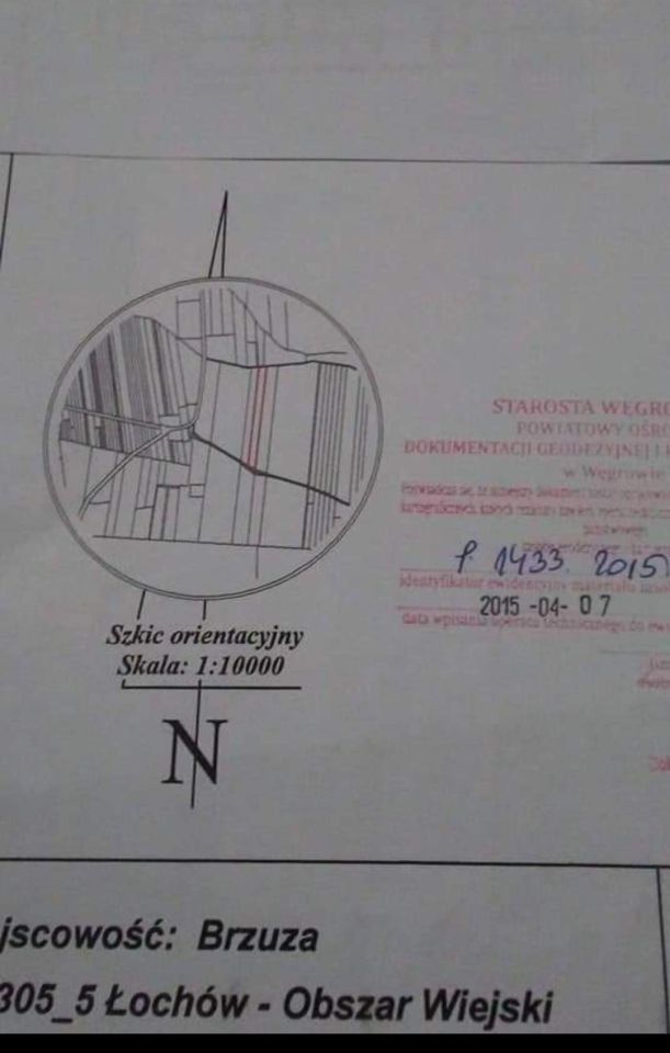 Działka rolno-budowlana Brzuza. Zdjęcie 9