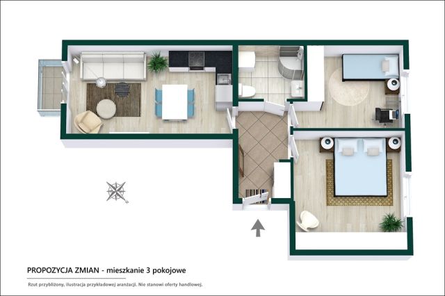 Mieszkanie 2-pokojowe Warszawa Praga-Północ, ul. Józefa Szanajcy. Zdjęcie 33