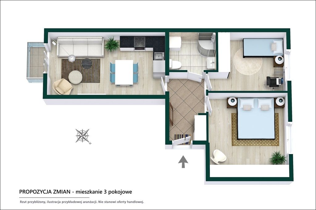 Mieszkanie 2-pokojowe Warszawa Praga-Północ, ul. Józefa Szanajcy. Zdjęcie 33