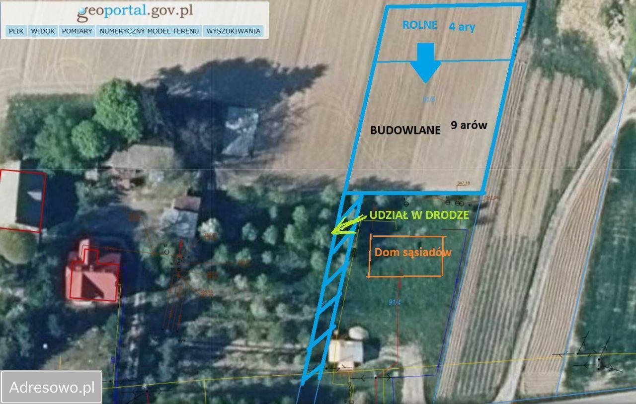 Działka budowlana Żerkowice, ul. Pod Sosną. Zdjęcie 7