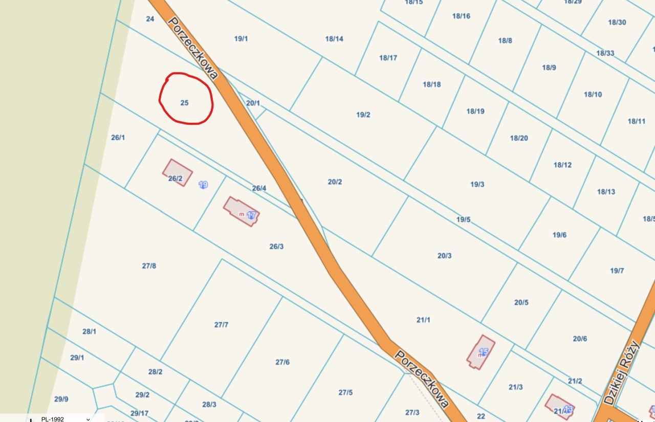Działka budowlana Wymysły, ul. Porzeczkowa. Zdjęcie 2