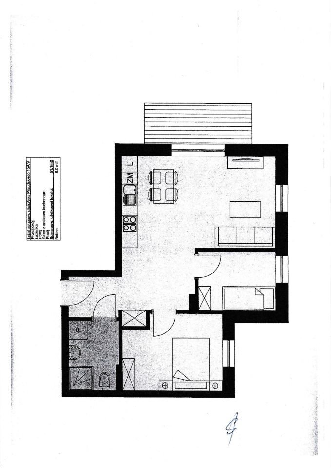 Mieszkanie 3-pokojowe Pisz, al. Józefa Piłsudskiego. Zdjęcie 7