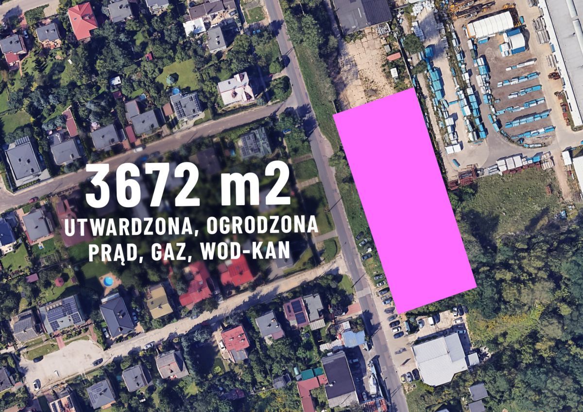 Działka inwestycyjna Łódź Górna, ul. Ekonomiczna. Zdjęcie 2