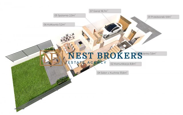 Działka budowlana Trąbki. Zdjęcie 4