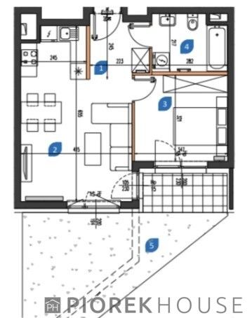 Mieszkanie 2-pokojowe Warszawa Mokotów, al. gen. Władysława Sikorskiego. Zdjęcie 13