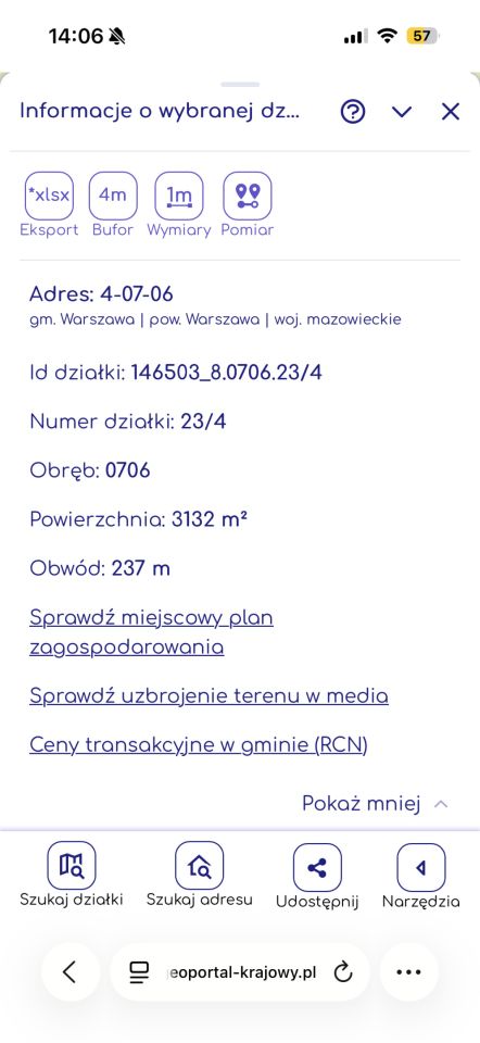 Działka rolna Warszawa Białołęka, ul. Białołęcka. Zdjęcie 4