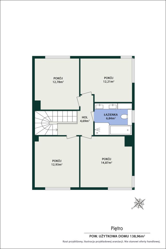 bliźniak, 5 pokoi Dosin. Zdjęcie 27