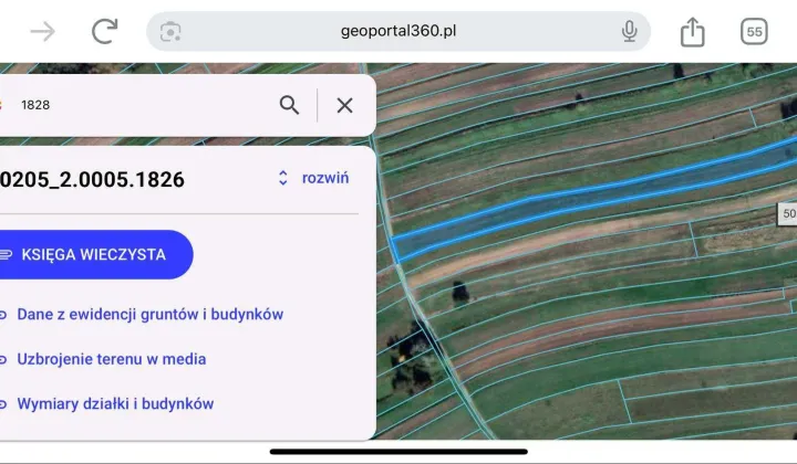 Działka rolno-budowlana Uszew