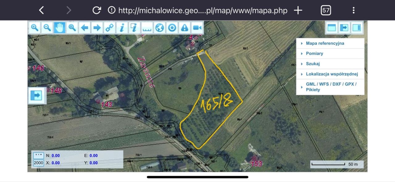 Działka rekreacyjna Pielgrzymowice, ul. Centralna