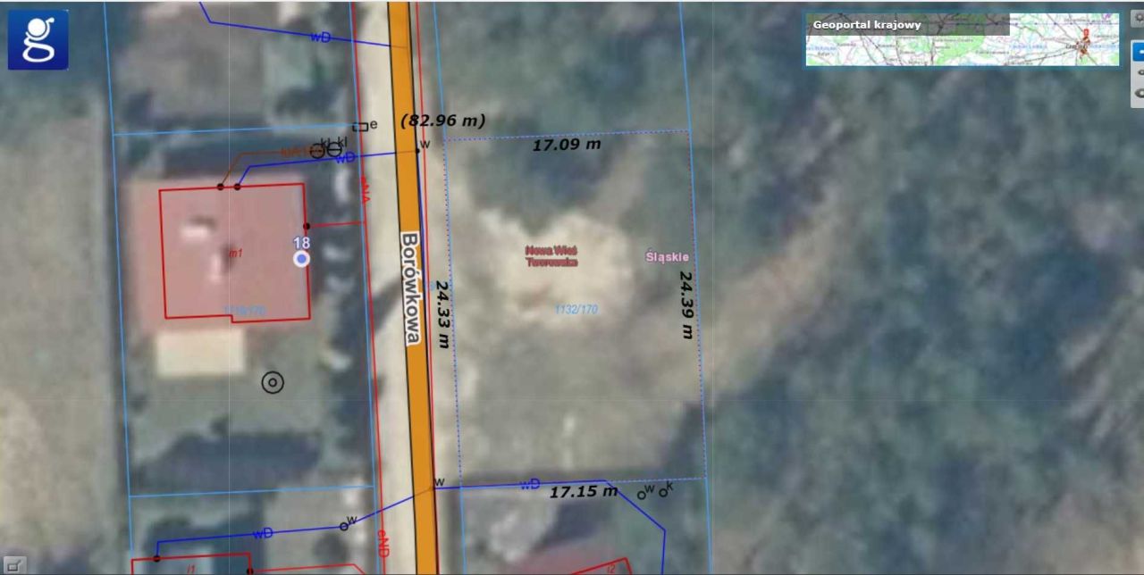 Działka budowlana Nowa Wieś Tworoska, ul. Borówkowa. Zdjęcie 2