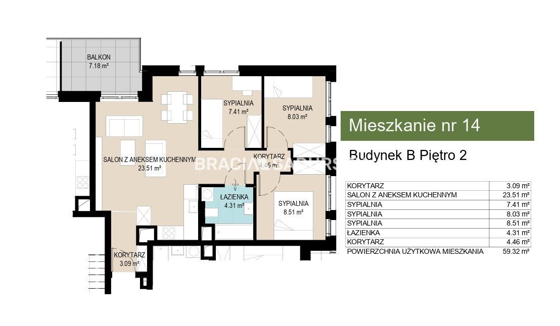 Mieszkanie 4-pokojowe Kraków Wzgórza Krzesławickie, ul. Kantorowicka. Zdjęcie 6