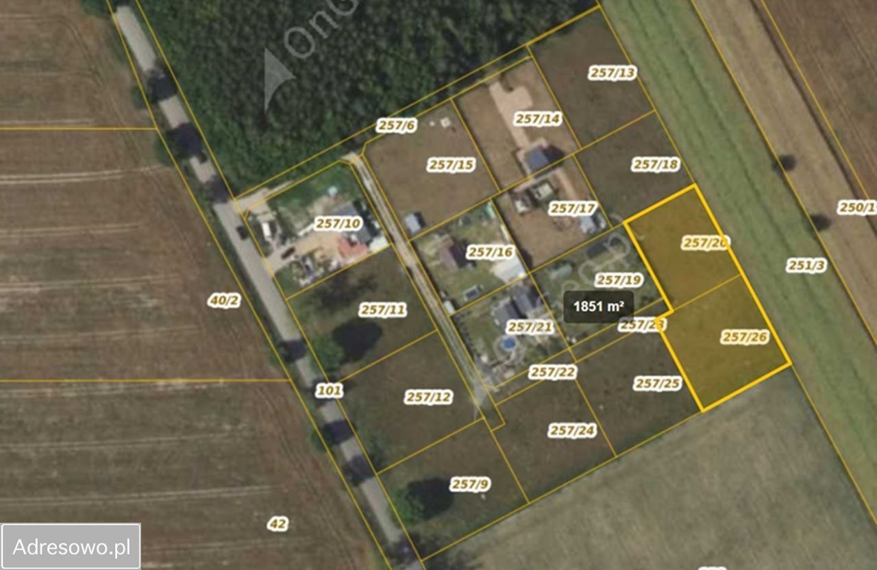 Działka budowlana Popielżyn-Zawady. Zdjęcie 2