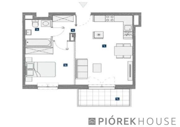Mieszkanie 2-pokojowe Warszawa Białołęka, ul. Flisaków. Zdjęcie 13
