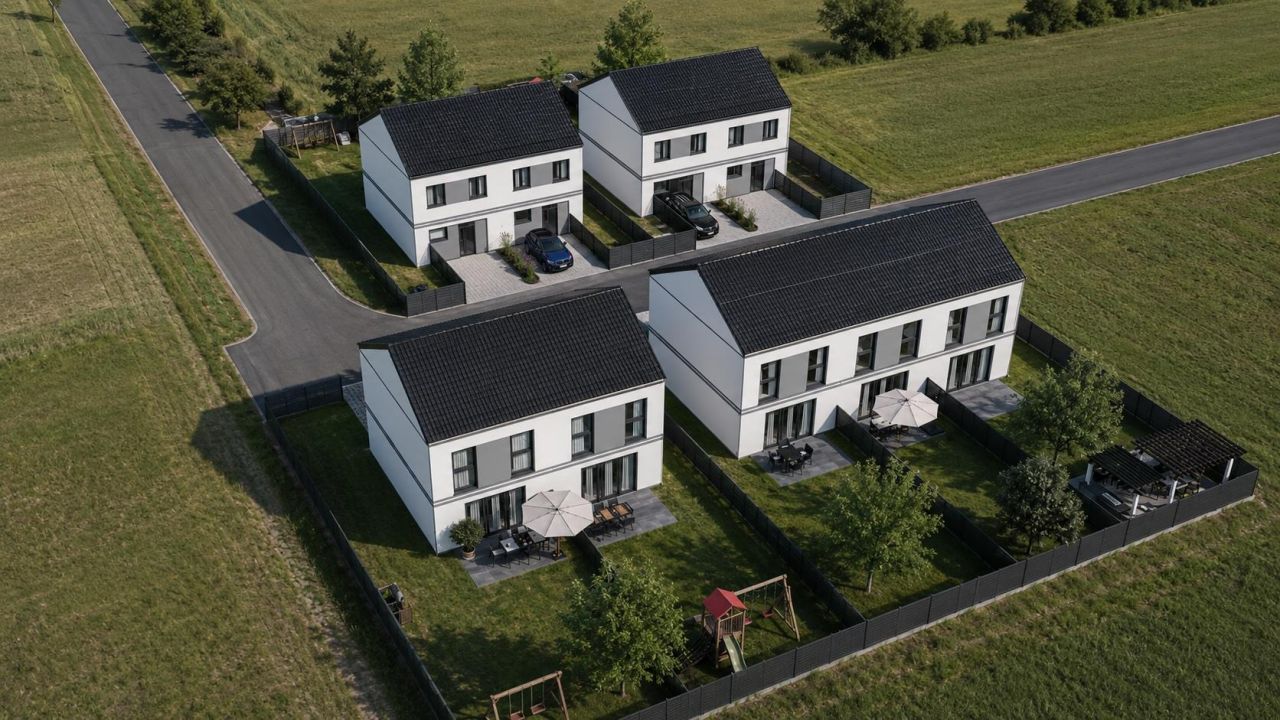bliźniak, 4 pokoje Nieciszów, Bukietowa. Zdjęcie 1
