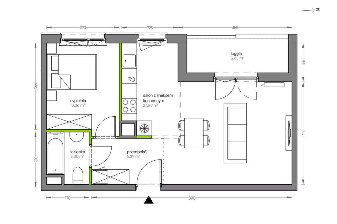 Mieszkanie 2-pokojowe Kraków Płaszów, ul. Myśliwska. Zdjęcie 25