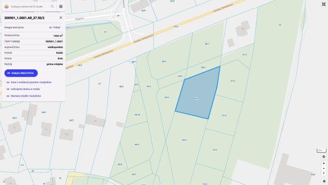 Działka budowlana Koło Płaszczyzna, ul. Henryka Sienkiewicza. Zdjęcie 1