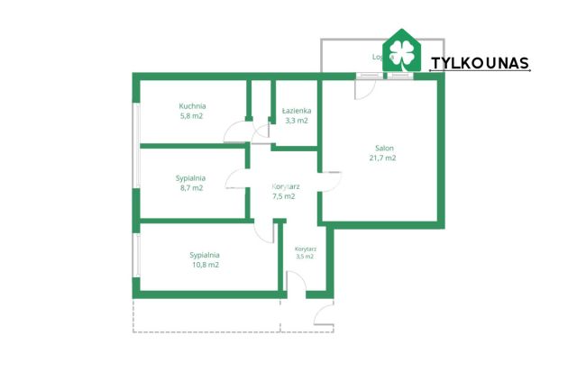 Mieszkanie 3-pokojowe Gdańsk Morena, ul. Henryka Arctowskiego. Zdjęcie 19
