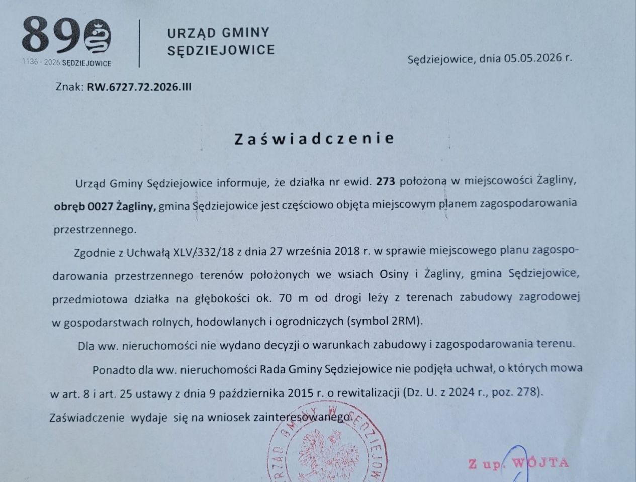 Działka rolno-budowlana Żagliny. Zdjęcie 5