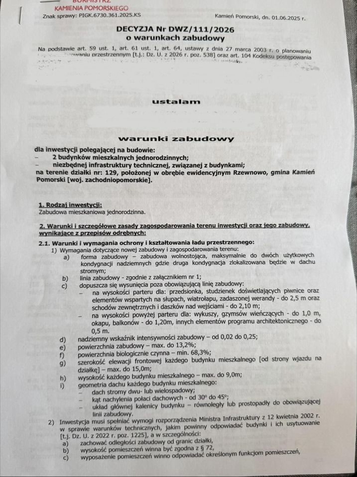 Działka rolno-budowlana Rzewnowo. Zdjęcie 6