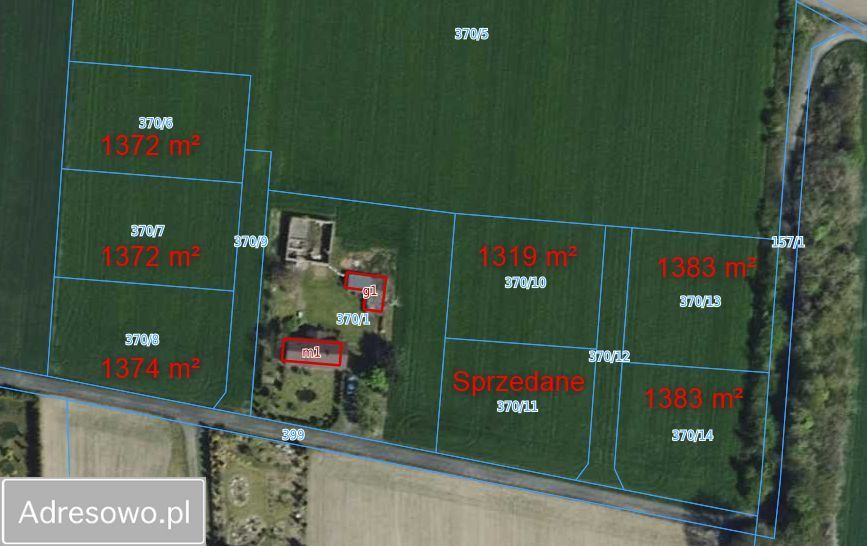 Działka budowlana Szadkowice-Ogrodzim. Zdjęcie 2