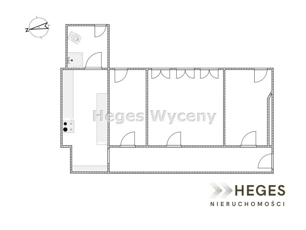 Mieszkanie 3-pokojowe Legnica. Zdjęcie 7