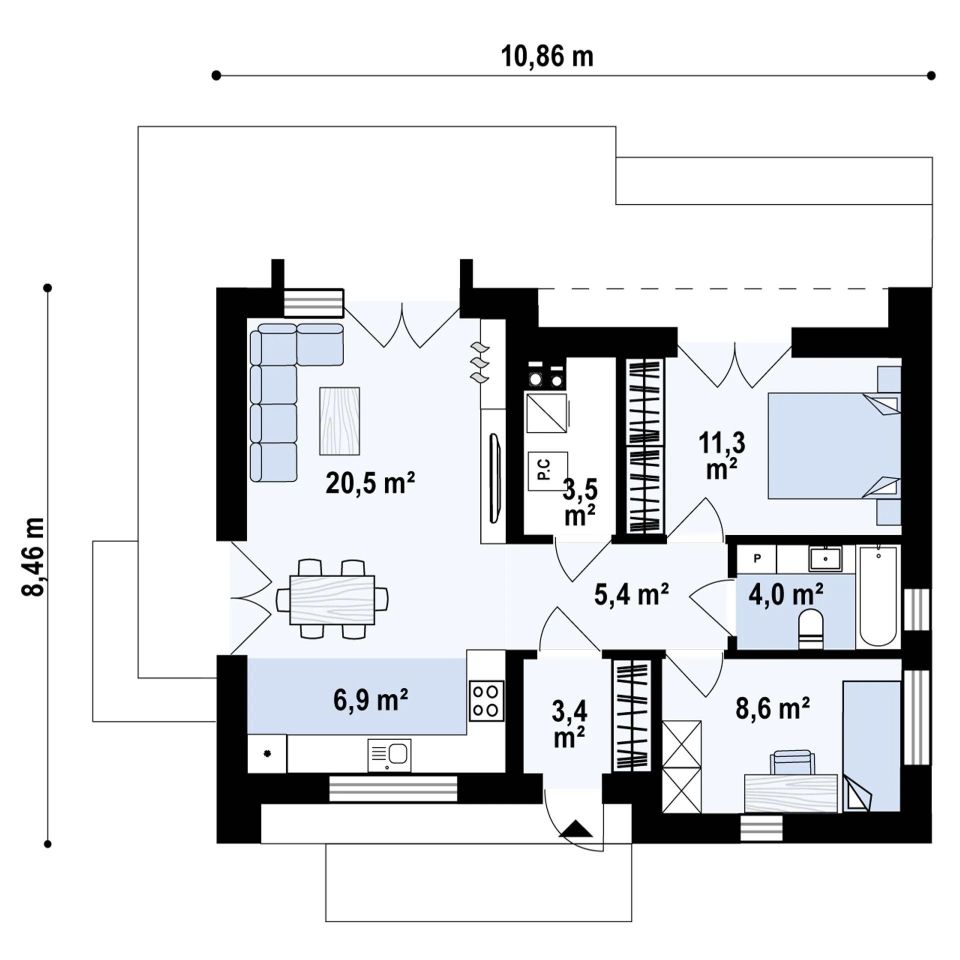 Działka budowlana Reblino. Zdjęcie 4