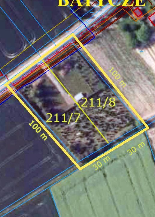 Działka rolno-budowlana Batycze. Zdjęcie 3