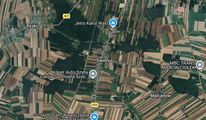Działka inwestycyjna Świdry, Świderska