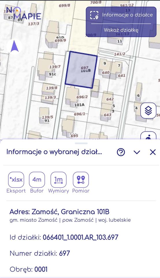 Działka budowlana Zamość, ul. Graniczna. Zdjęcie 2