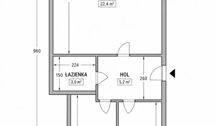 Mieszkanie 2-pokojowe Puławy Centrum, ul. Polna