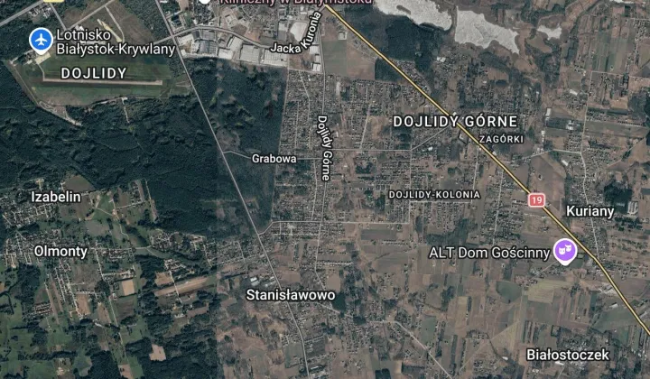 Działka budowlana Białystok Dojlidy Górne, ul. Dojlidy Górne