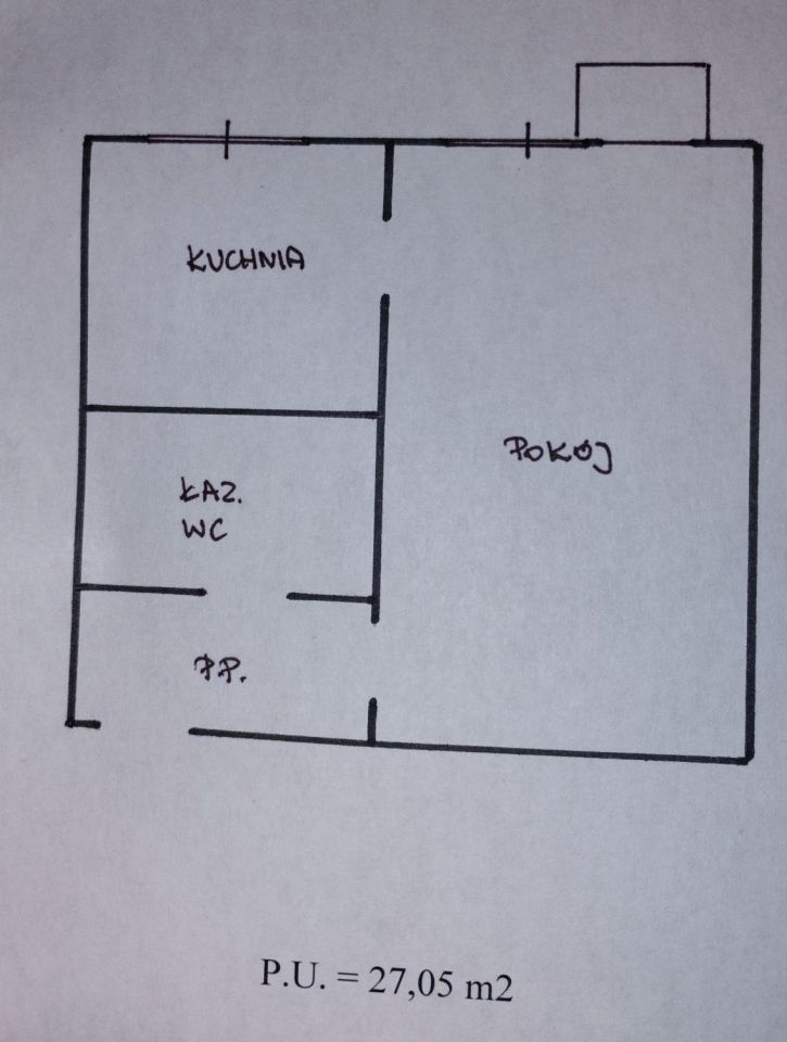 Mieszkanie 1-pokojowe Zgierz, ul. Parzęczewska