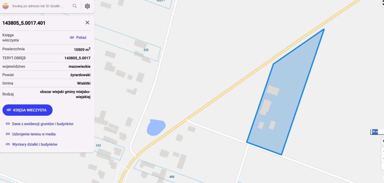 Działka inwestycyjna Miedniewice. Zdjęcie 2